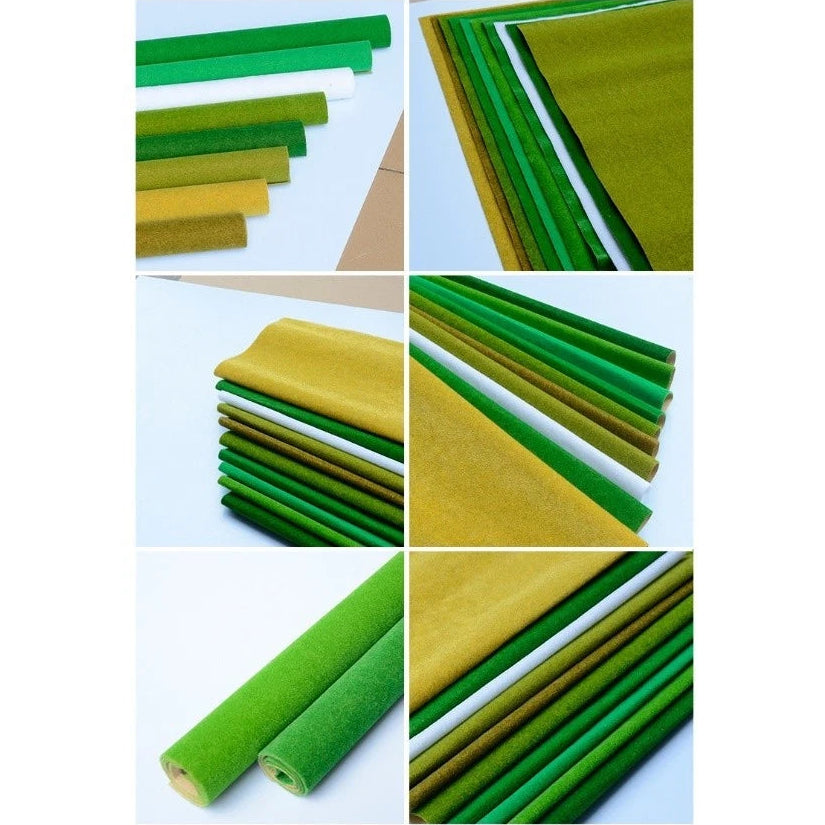 Grass Landscape Model Turf Mat Roll for Railway Sand Table Wargaming Scenery