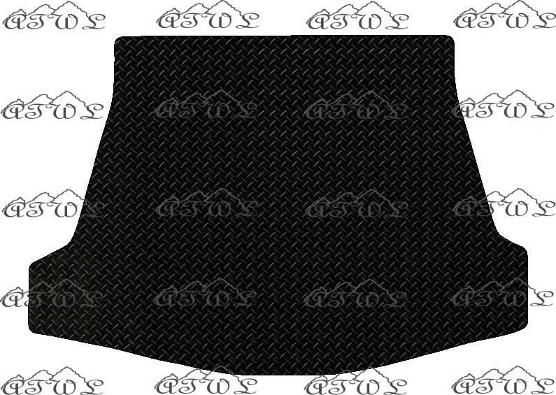 FITS TOYOTA BZ4X BOOT 2022 & ONWARDS TAILORED BLACK RUBBER CAR BOOT MAT