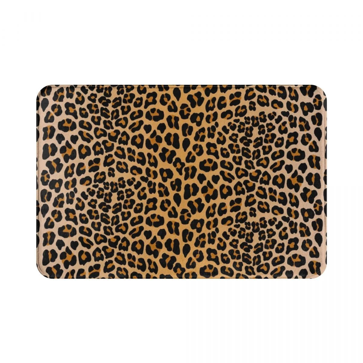 Leopard Print Doormat Rug Carpet Mat Absorbent Mat Front Room Corridor Kitchen