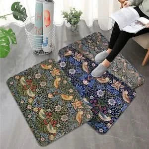 William Morris StrawberryKitchen Mat Bedroom Living Room Carpet Entrance Doormat