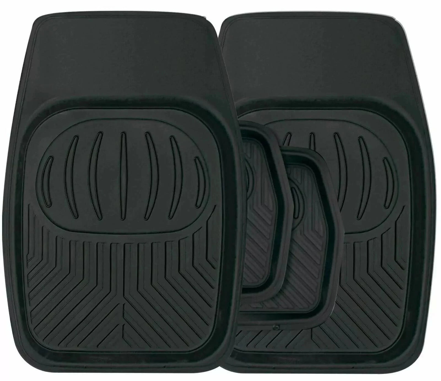 For ROLLS-ROYCE CULLINAN - Heavy Duty Universal Car Floor Mats Rubber Deep Tray