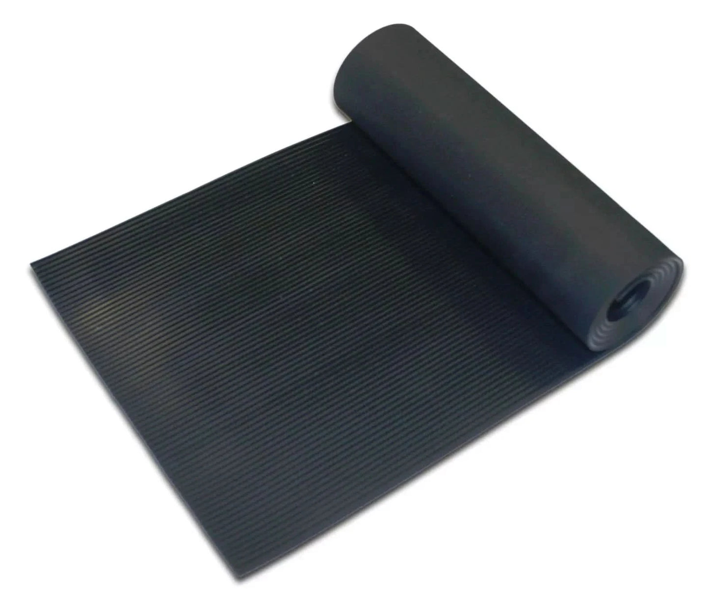 RIBBED RUBBER FLOORING MATTING 1.2M WIDE 3MM THICK ANTI SLIP / NON SLIP 2.5mL