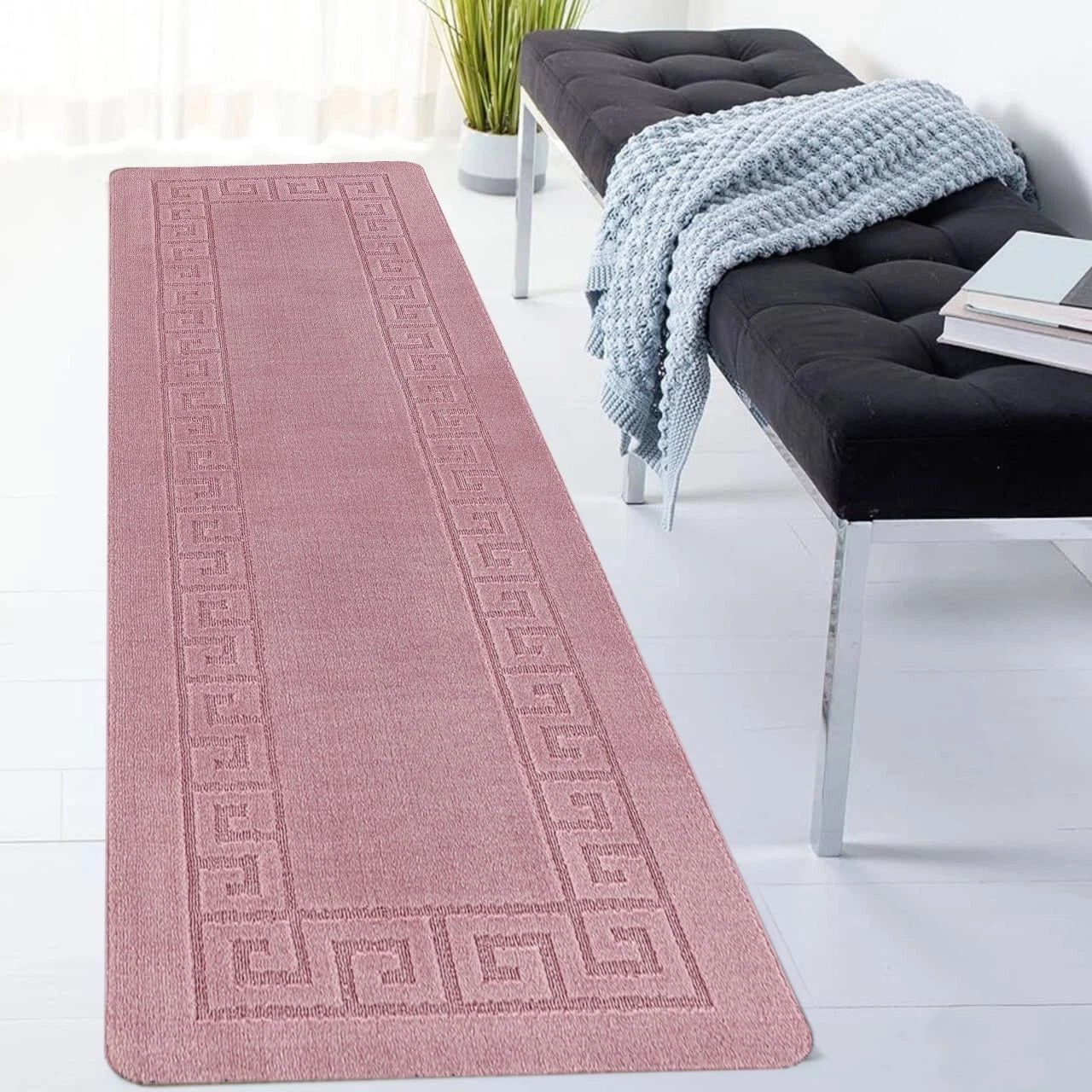 Non Slip Rugs Long Hallway Runner Kitchen Carpet Floor Mat Bedroom Rug Door Mats