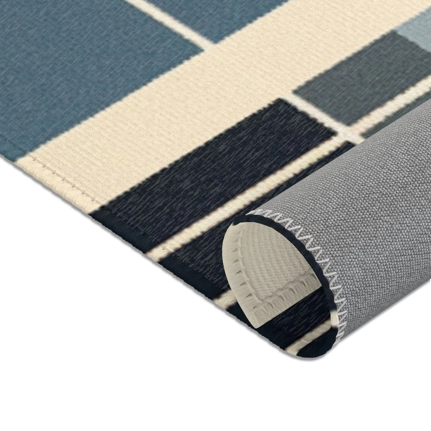 Geometric Area Rug, Modern Home Decor, Living Room Accent, Stylish Floor Mat,