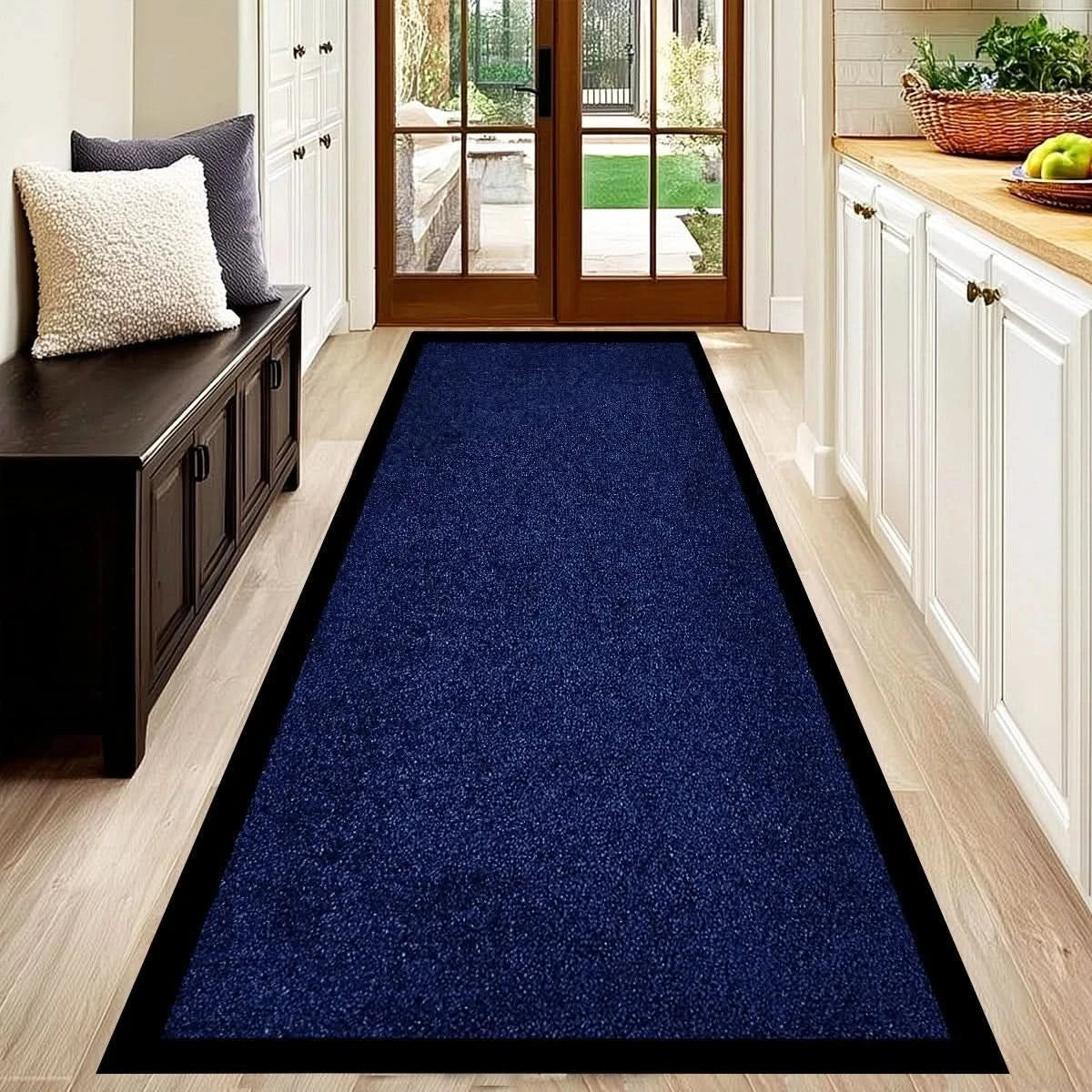 Modern Long Rubber Barrier Mat Hallway Non Slip Runner Rug Door Mats Floor Mat