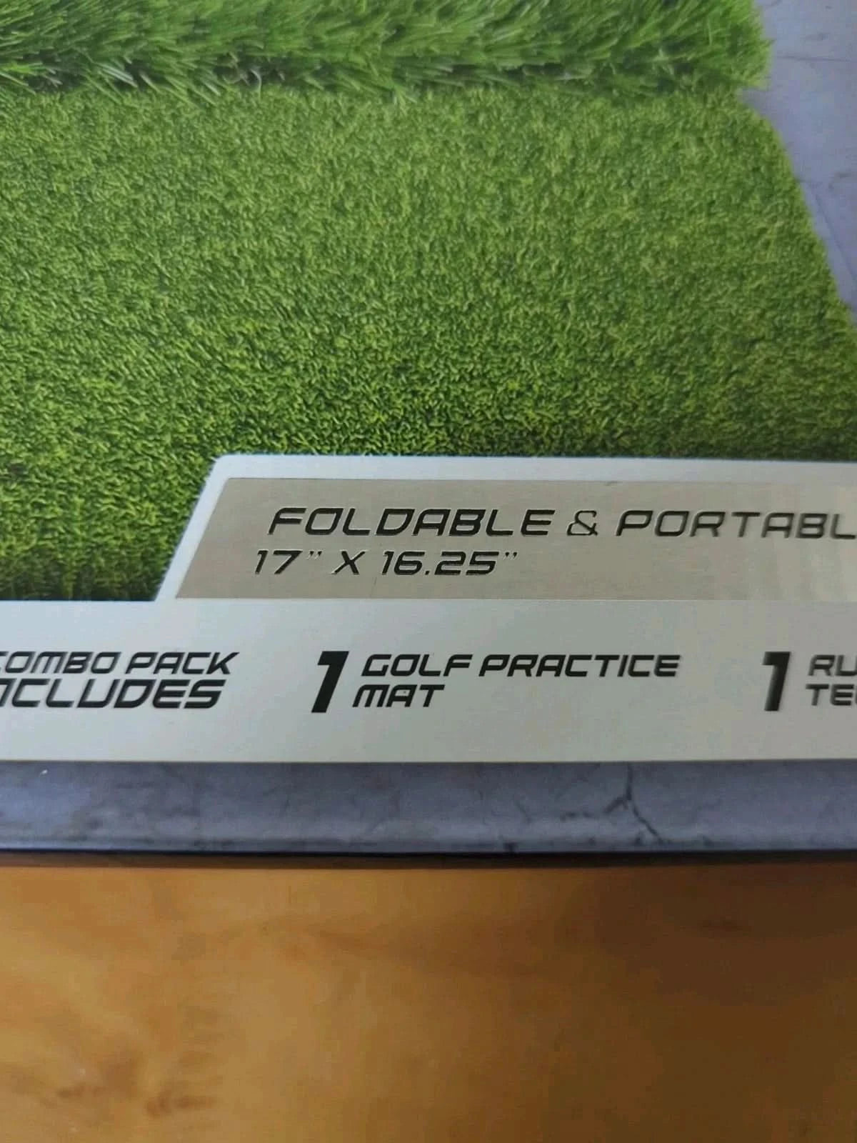 Cipton Dual (Rough & Tee) Turf Golf Swing Practice Mat, 17 x 16.25 inches