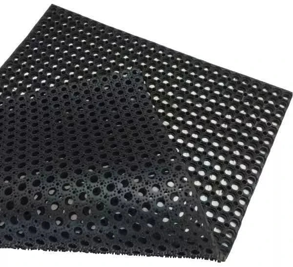 Heavy Duty Rubber Grass Mat Outdoor Safety Flooring Garden Golf Playground x 2