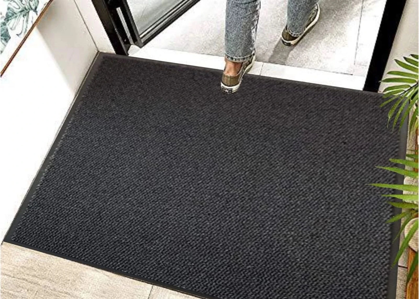 Large Small Rubber Barrier Mats Door Mat Hallway Kitchen Rug Runner Bathroom Gym