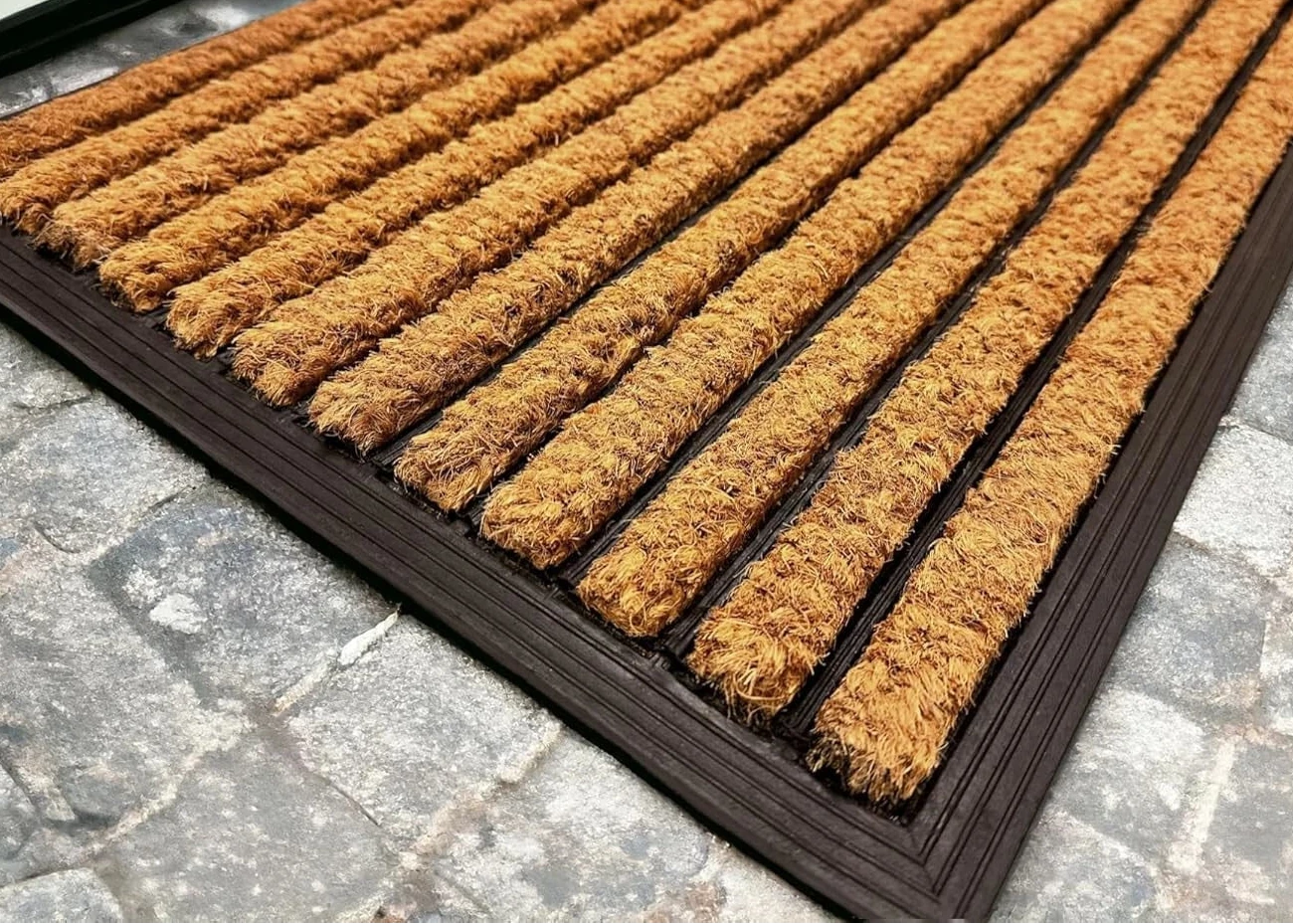 Bliss Coir Door Mat Heavy Duty Entrance Floor Mat Outdoor Anti Slip 45 x 75 cm