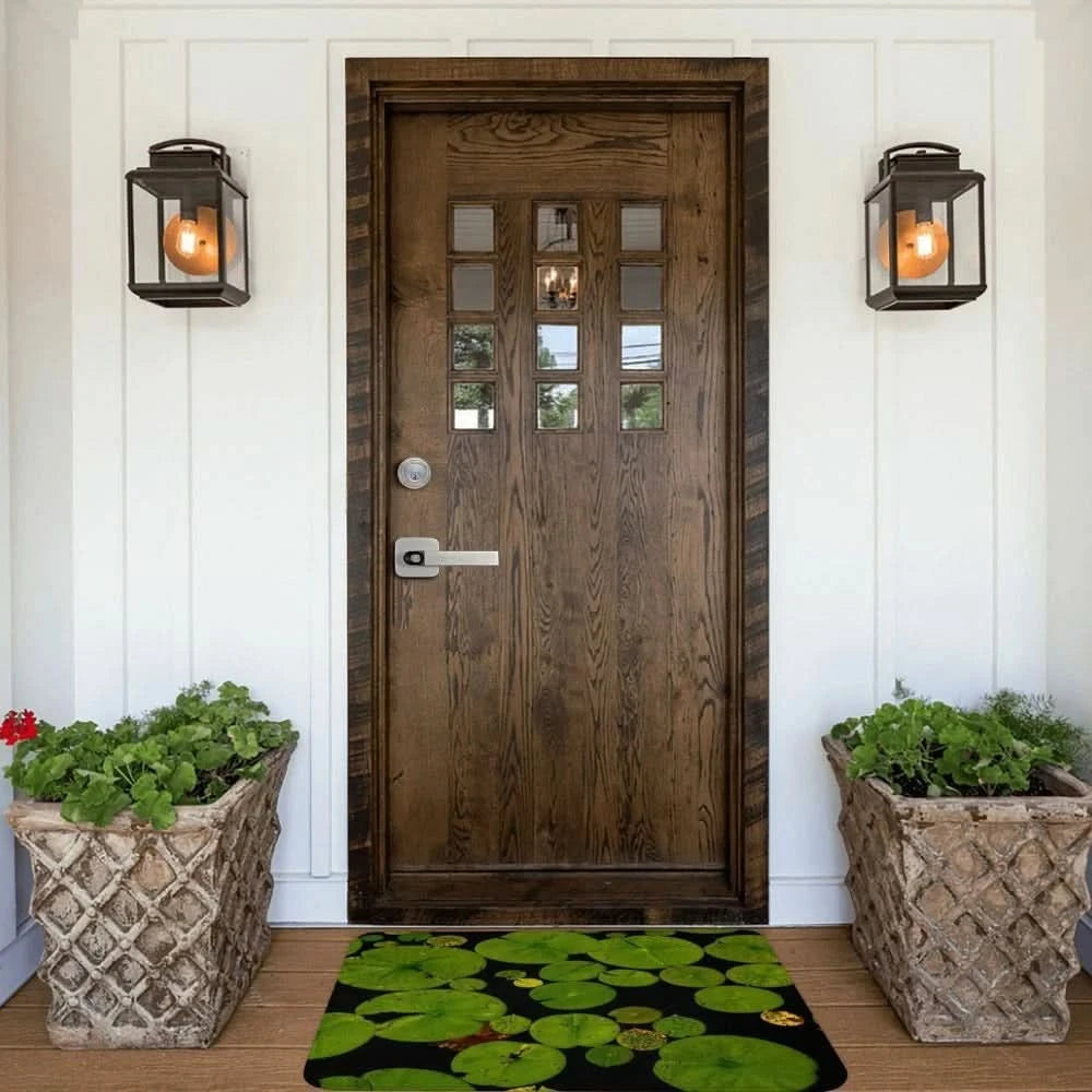 Lily Pads Doormat Rug Carpet Mat Absorbent Mat Floor Mat Front Corridor Foot Pad