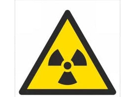5X IW/003/C/P Safety Sign Warning Mat: PVC W: 200mm H: 200mm ANRO