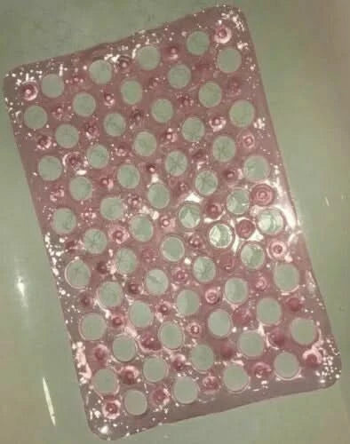 Bath Shower Mat Non Slip Pvc Bathroom Rubber Mats Anti Slip Suction Bath Mat UK