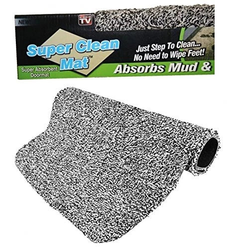 Magic Carpet Doormat Rug Clean Step Mat Microfiber Ultra-absorbent NonSlip 46x71