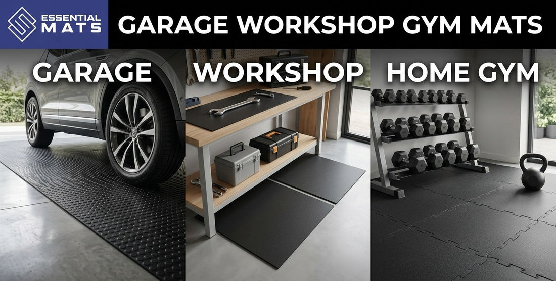 Best Rubber Mats for Garages, Workshops, and Home Gyms