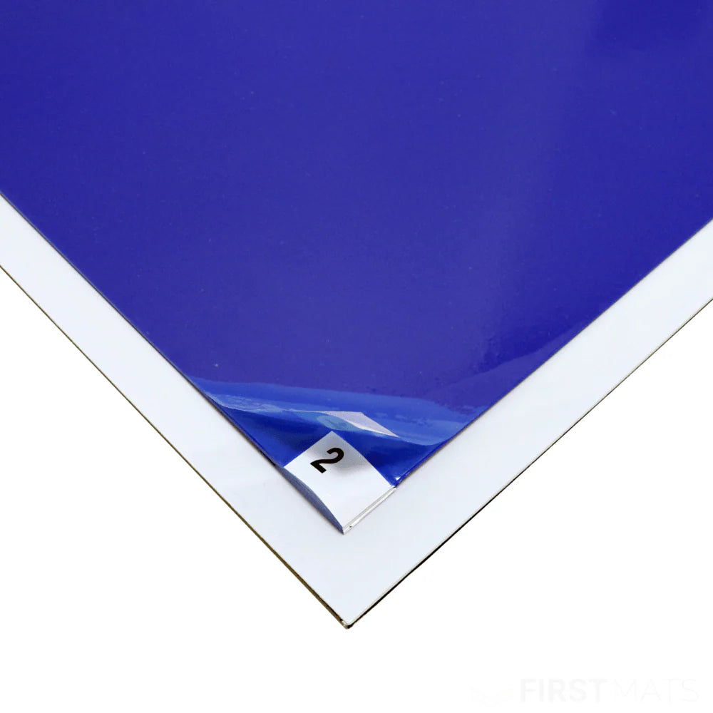Disposable Tacky Dust Mat Antimicrobial Peel Off Sticky Clean Room Mat