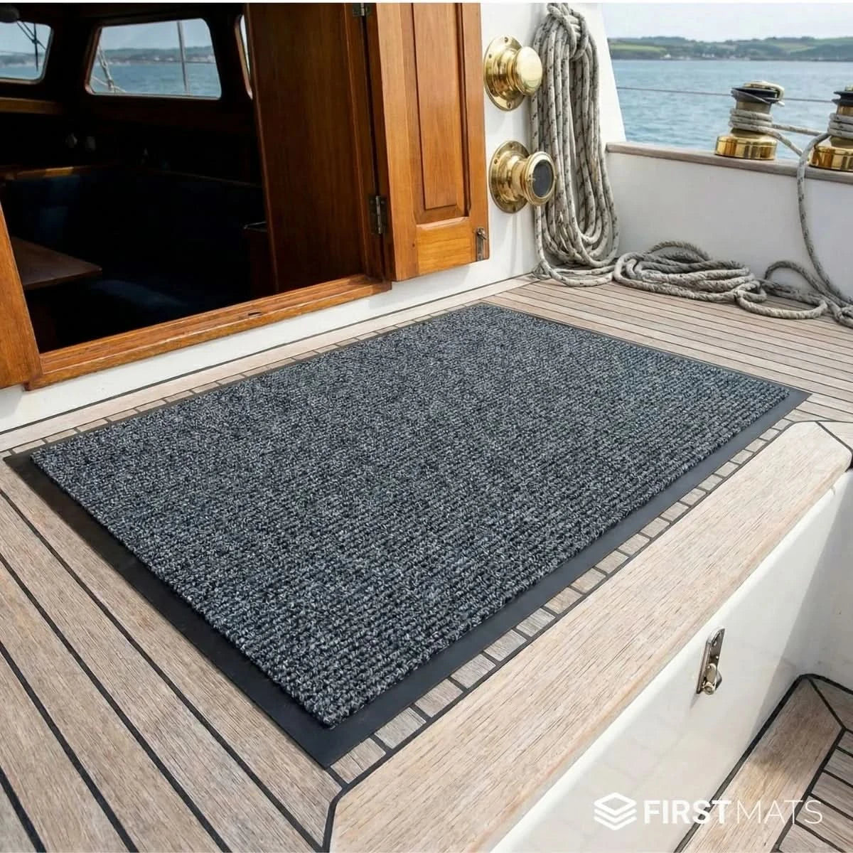 Plush Choice Entrance Mat Indoor Door Mat Dirt Trapping Non Slip PVC Backed