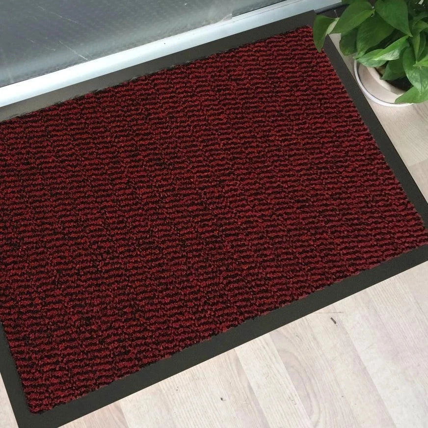 Large Heavy Duty Non Slip Rubber Back Door Mat Barrier Hallway Kitchen Floor Rug