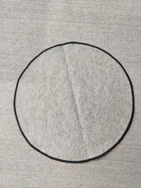 Budism Mandala Symbol Floor Mat Modern Area Rug Living Room Accent Wool Carpet