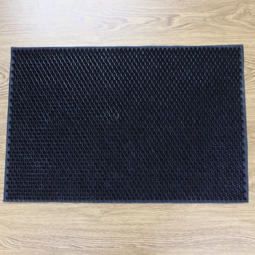 60x40cm Grass Effect Classic Rubber Door Mat Entrance Rug Dirt Scraper Plain