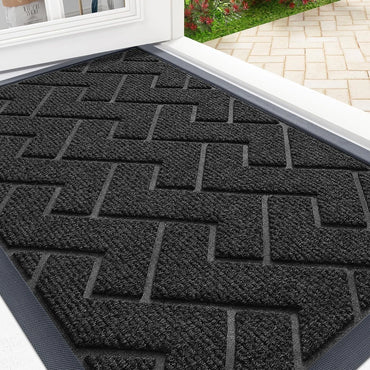 Door Mat Non Slip Heavy Duty Doormat Dirt Trapper Washable Door Matts Indoor