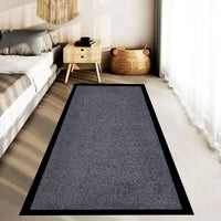 Non Slip Rubber Backed Door Mat Indoor Outdoor Hallway Runner Rug Washable Rugs