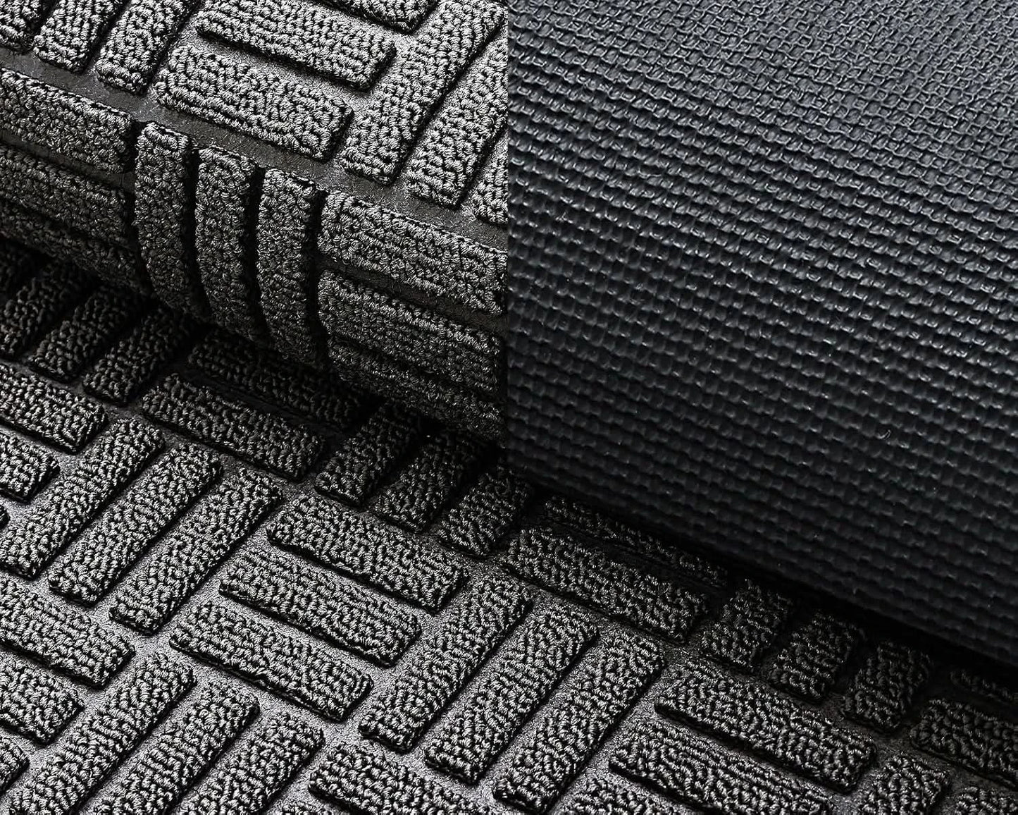 Heavy Duty Front Door Mat 29x17 Non Slip Rubber Doormat Indoor Outdoor Entry