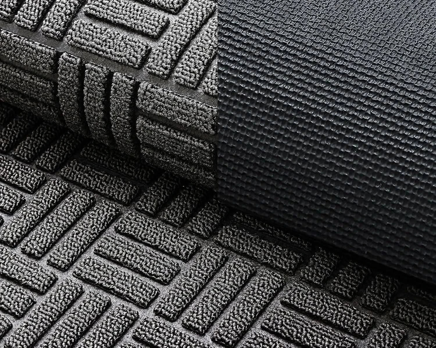 Heavy Duty Front Door Mat 29x17 Non Slip Rubber Doormat Indoor Outdoor Entry