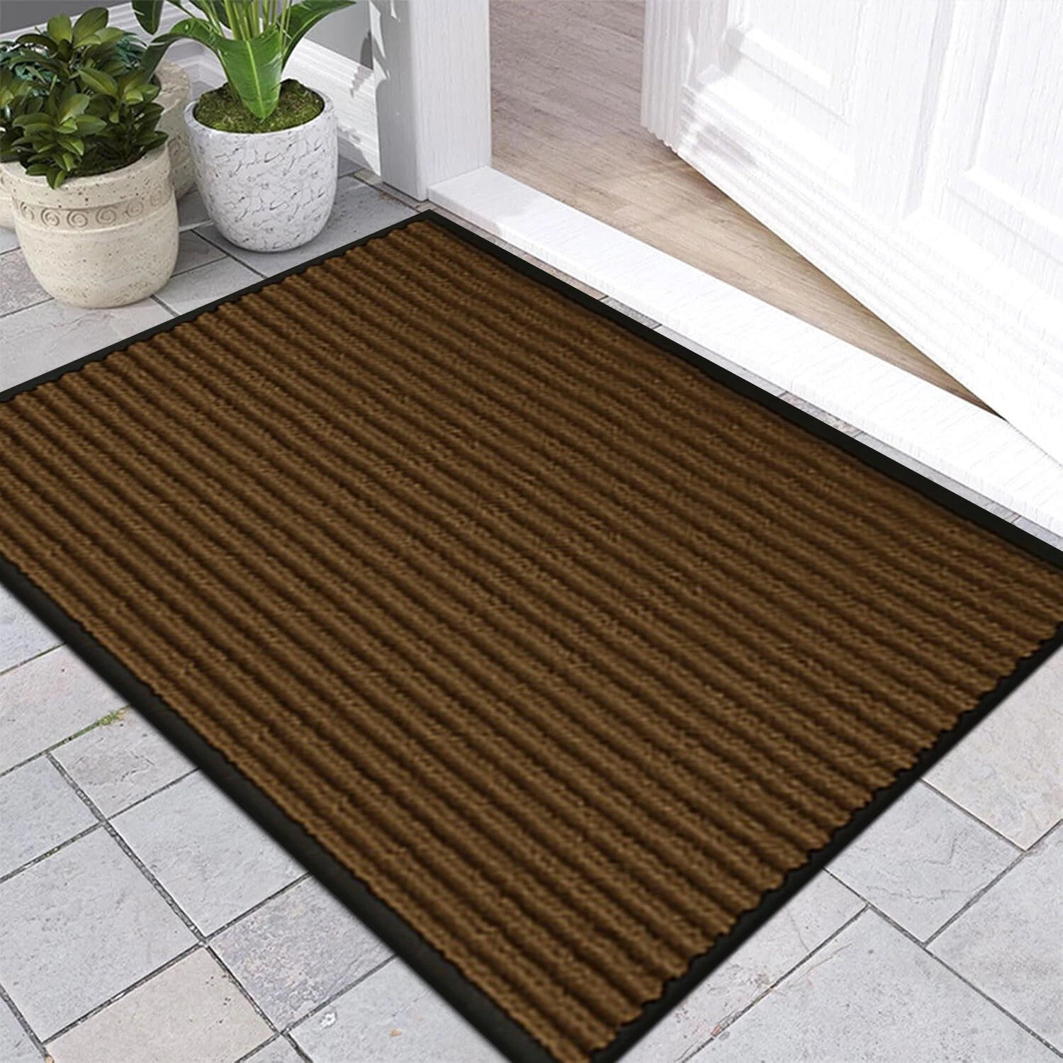 Heavy Duty Rubber Mat Barrier Door Mat Non Slip Runner Rug Hallway Kitchen Floor
