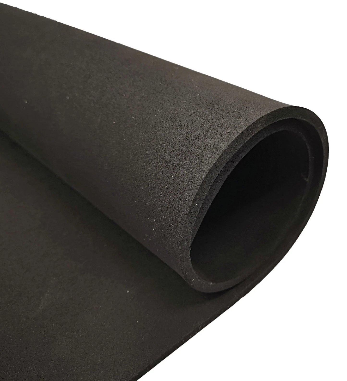 BLACK NEOPRENE PLAIN SPONGE/FOAM RUBBER SHEET 1M WIDE X 1.5mm - 12mm THICK
