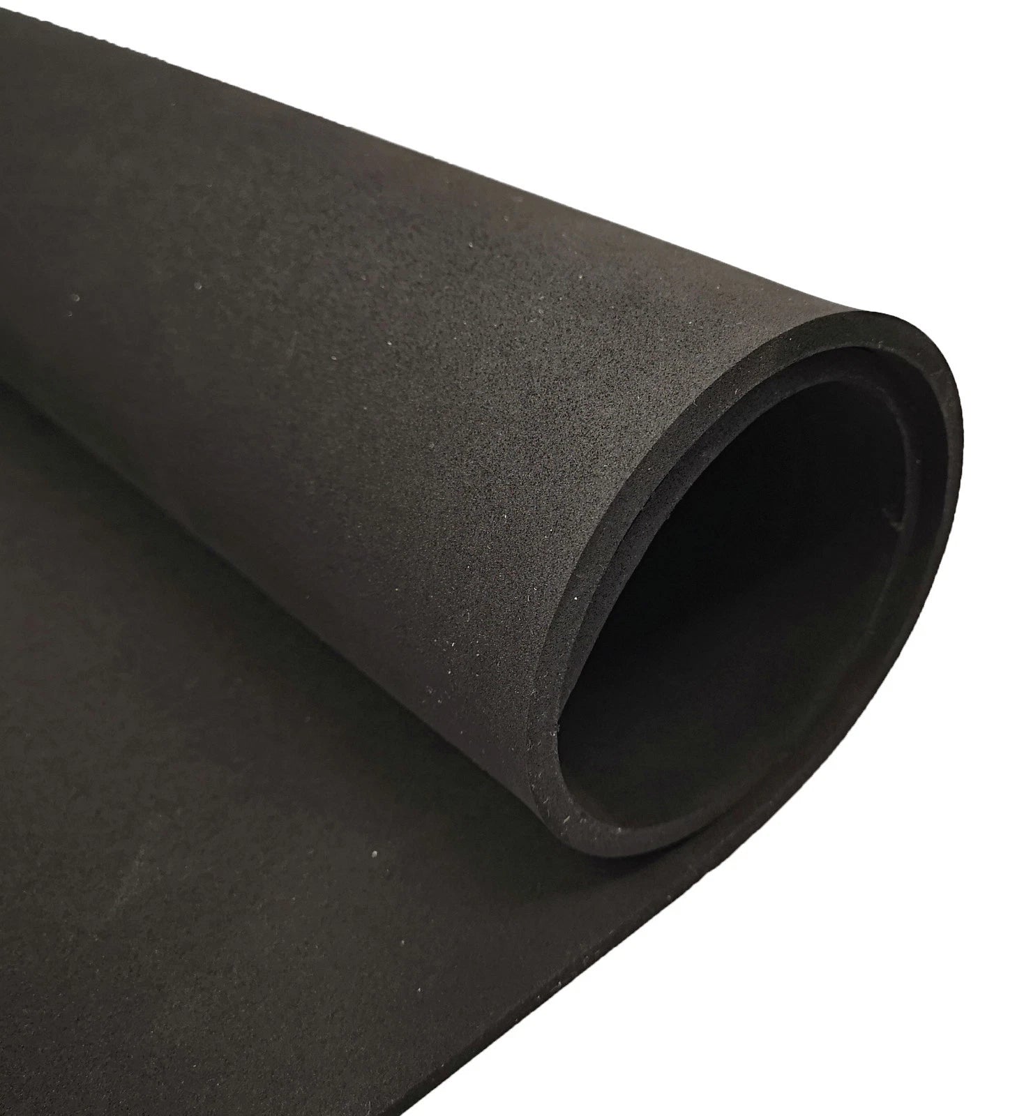 BLACK NEOPRENE PLAIN SPONGE/FOAM RUBBER SHEET 1M WIDE X 1.5mm - 12mm THICK