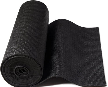 Toolbox Liner Non Slip Tool Box Drawer Mat Washable Rubber 0.46m x 7.3m Black