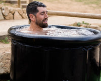 Ice Bath Tub 105 Gallon XL Heavy Duty Athlete Recovery + Cover & Mat & Portable