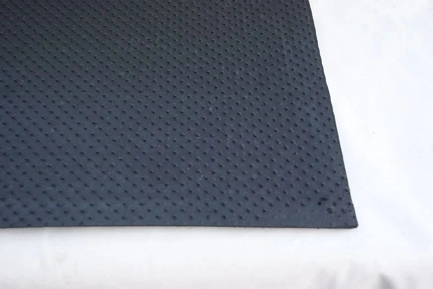 Heavy Duty Rubber Anti Fatigue Thick Blue Door Mat Criss Cross Polypropylene