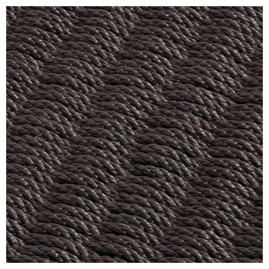 Doormat Grey 55x100cm Biodegradable Polypropylene Reversible Heavy-Duty Door Mat