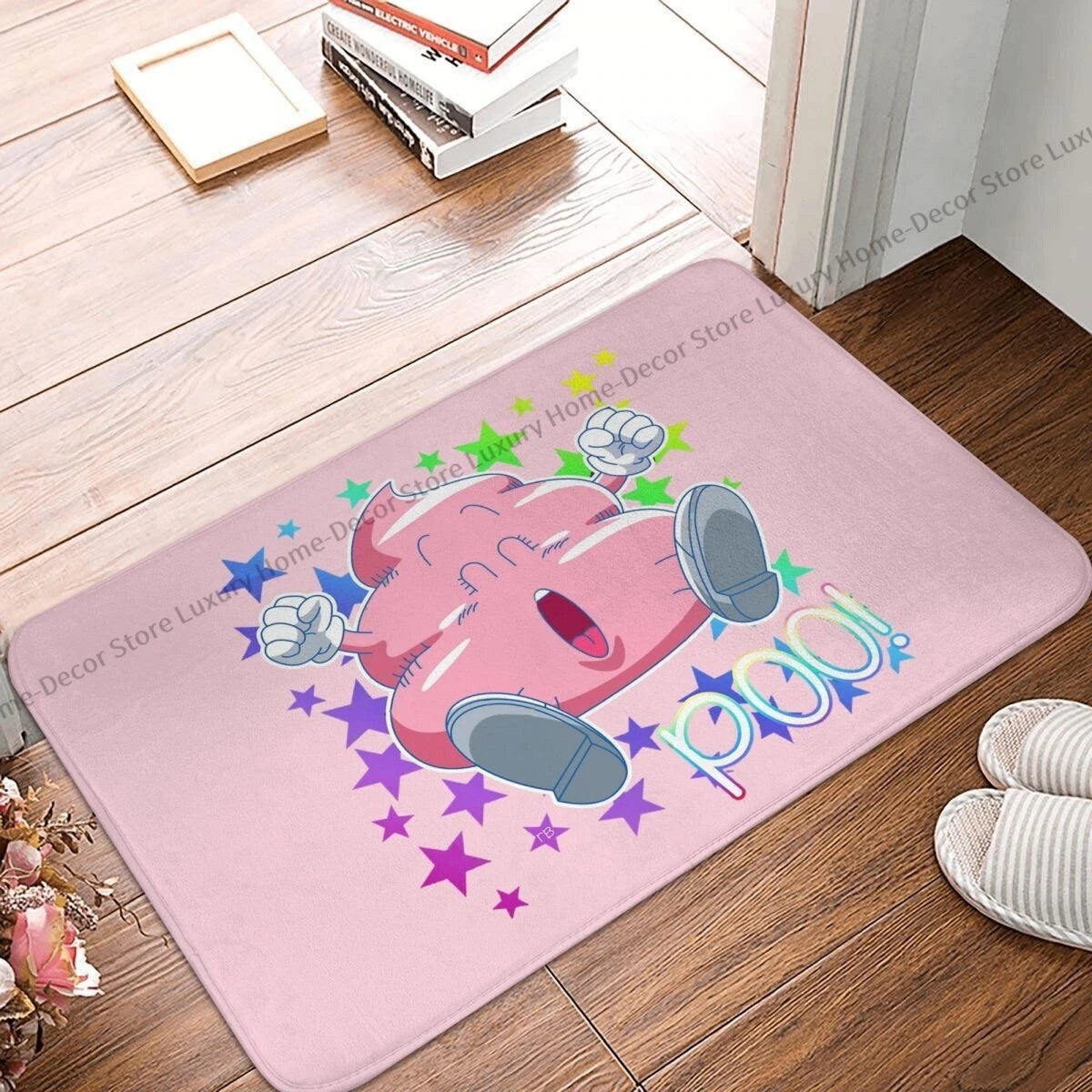 Doormat Living Room Mat Poop Pattern Balcony Carpet Entrance Door Rug Bedroom