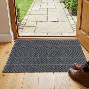 Dirt Trapper Door Mat Small & Large Washable Heavy Duty Non Slip Rubber Backed