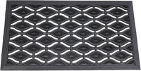 Heavy Duty Rubber Door Mat Non-Slip Dirt Scraper for Garden Front Entrance Eye