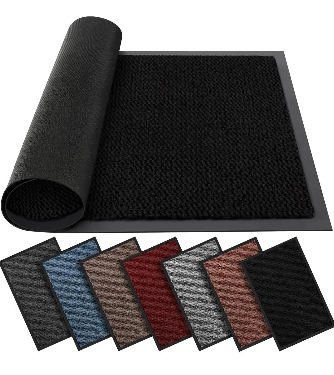 BLADO Washable Door Mats, Indoor Outdoor, Non-Slip, Heavy Duty 60cm X 80cm
