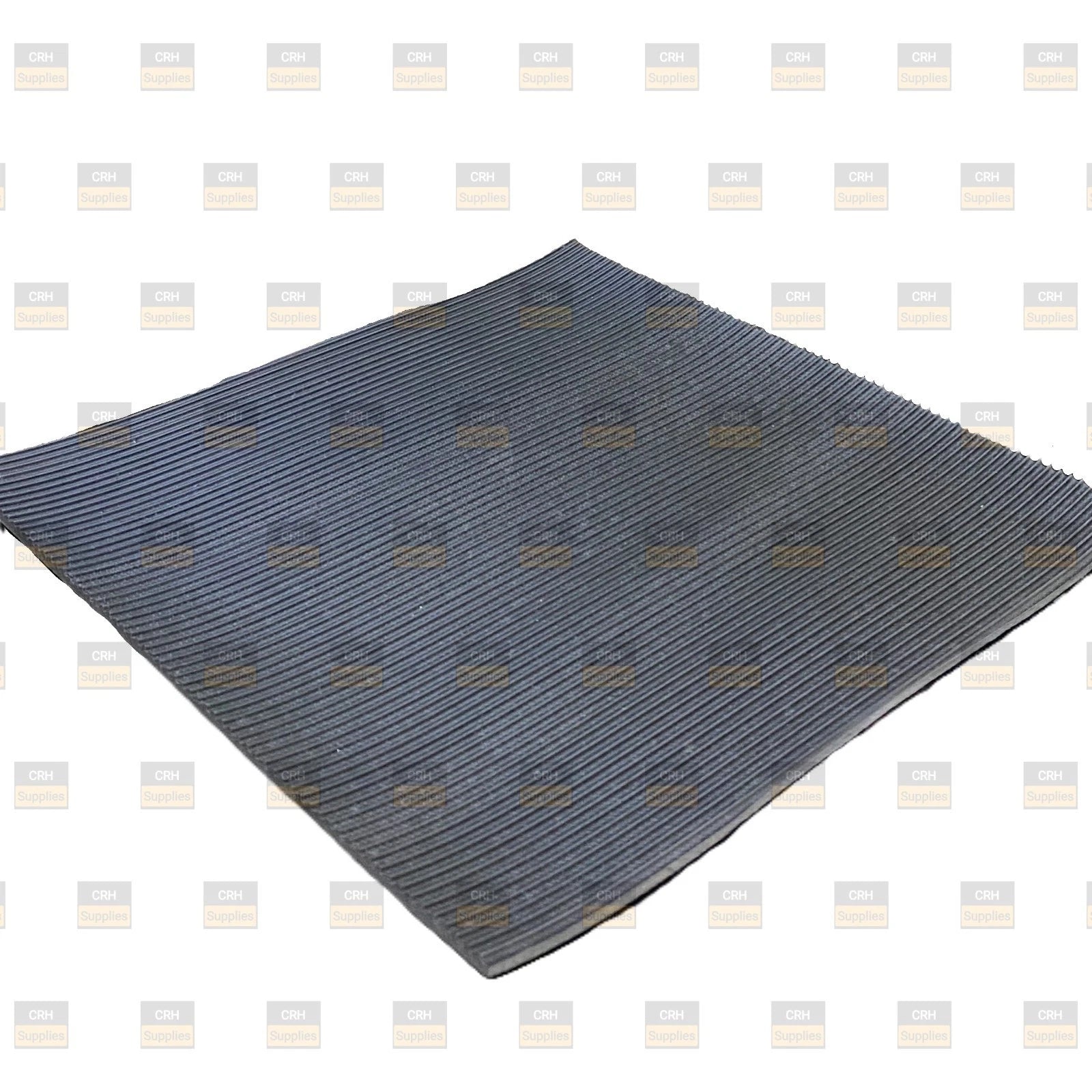 3mm Grooved Anti Slip Rubber Matting Fine Ribbed / Squares & Strips in all sizes