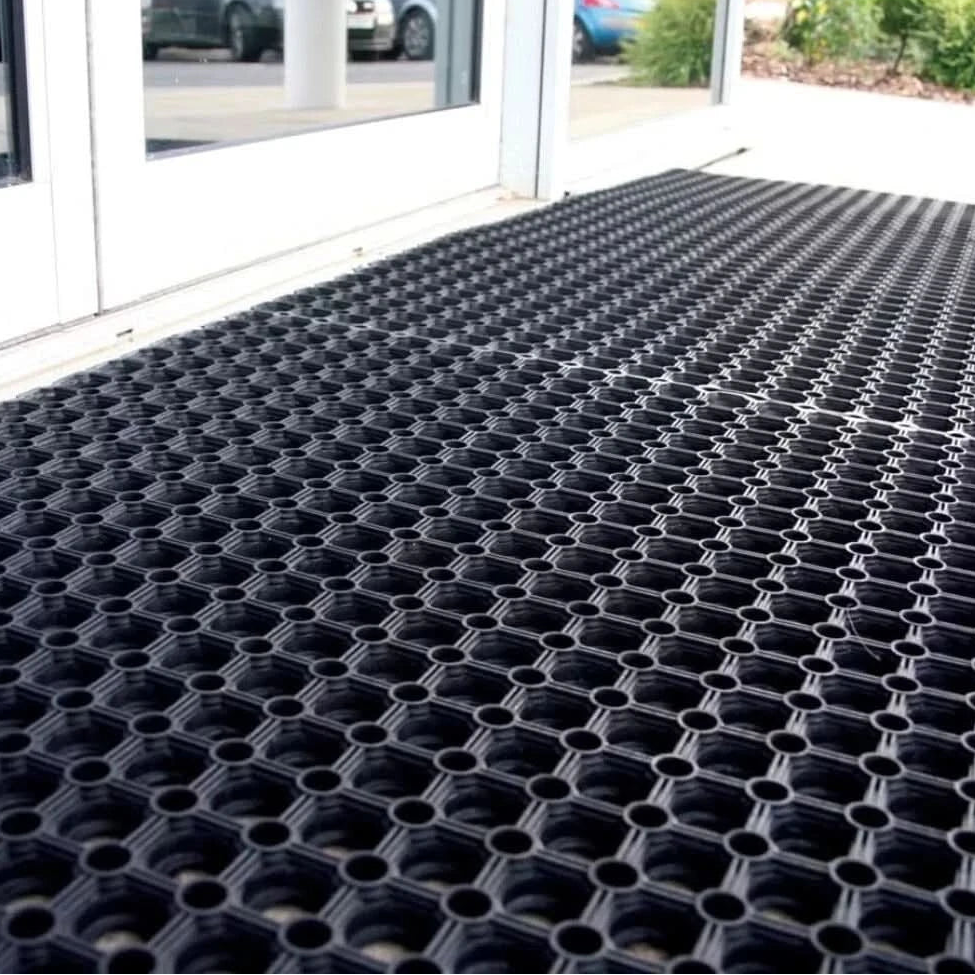 2x Heavy Duty Rubber Grass Protection Mats 22mmx 1.5m x 1m– Free Pegs & Delivery