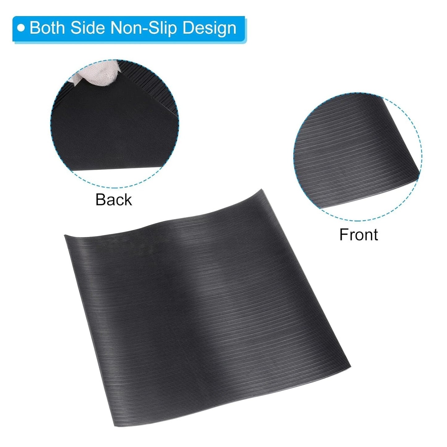 PATIKIL Shock Absorbing Mat, Rubber Anti Vibration Pads 20" x 20" x 0.12"
