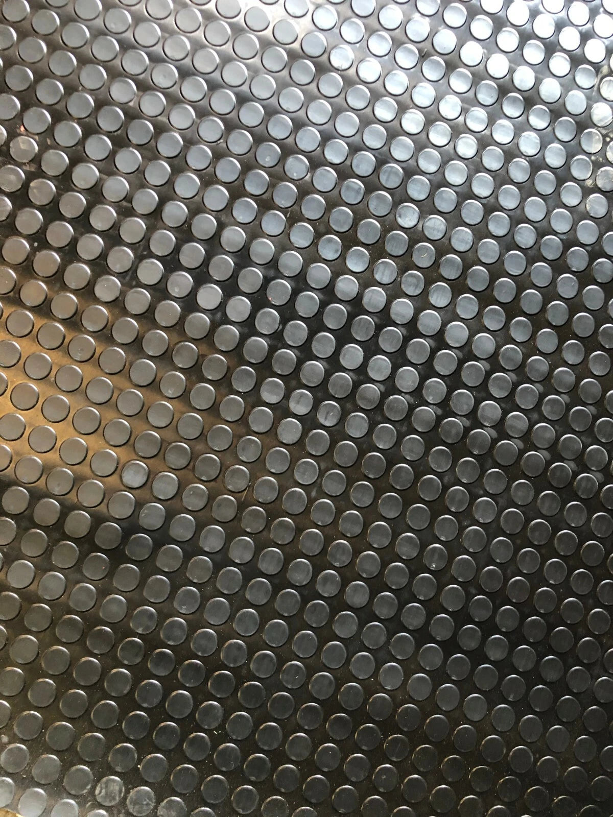 Rubber Flooring Sheeting Matting Rolls 1.2M ,1.5M Wide X 3MM THICK penny/ coin
