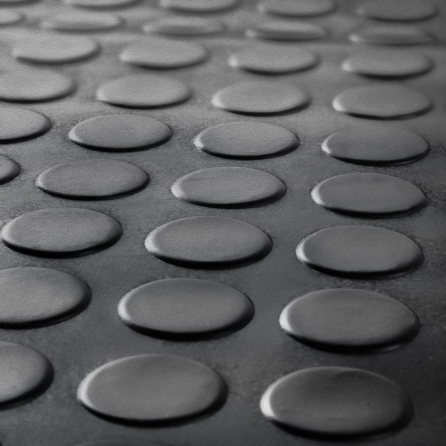Coin Pattern 3M x 1.8M Non Slip Rubber Flooring | Van, Garage, Shed Mat Roll