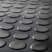 Coin Pattern 3M x 1.8M Non Slip Rubber Flooring | Van, Garage, Shed Mat Roll
