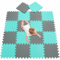 24 x Large Soft Eva Foam Mat Interlocking Floor Jigsaw Tiles Garden Play Mats UK