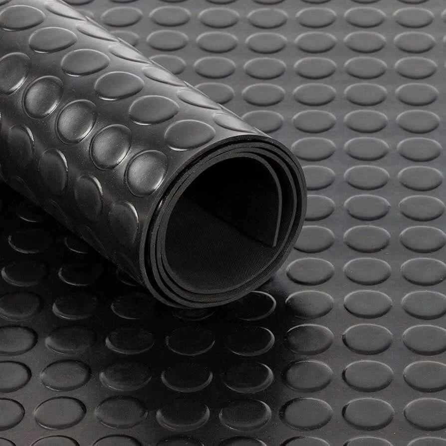 Campervan Products - Rubber Flooring Matting Roll - 3mm Coin Pattern - Non-Slip