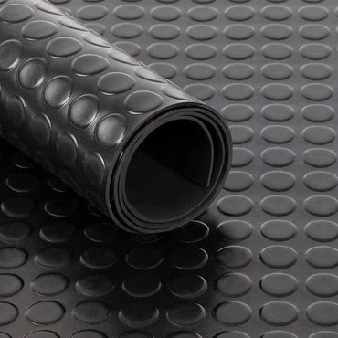 Campervan Products - Rubber Flooring Matting Roll - 3mm Coin Pattern - Non-Slip