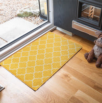 Washable Door Mats Non Slip Trellis Kitchen, Corridor, Hallway Runners Rugs Mats