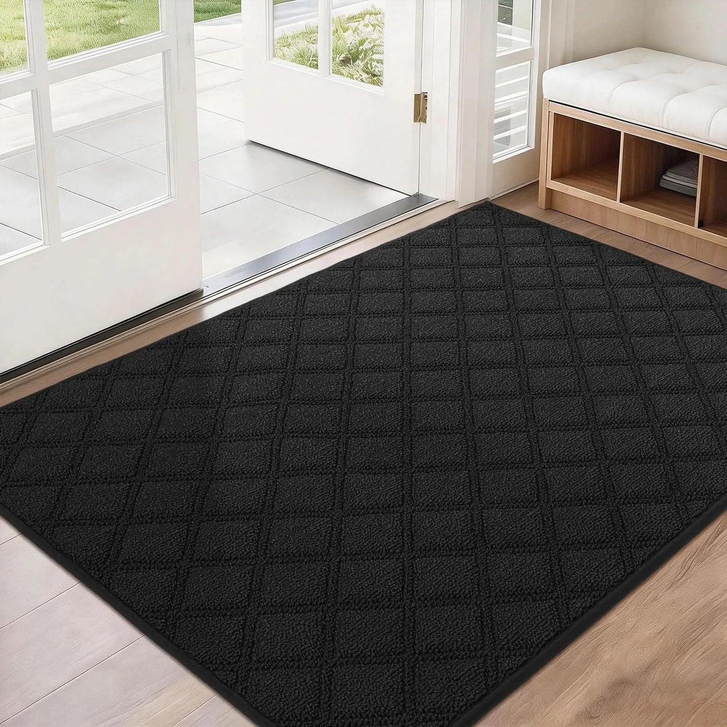 Dirt Trapper Door Mat 32" x 48", Non-Slip Washable Doormats Welcome Mat, Dirt...