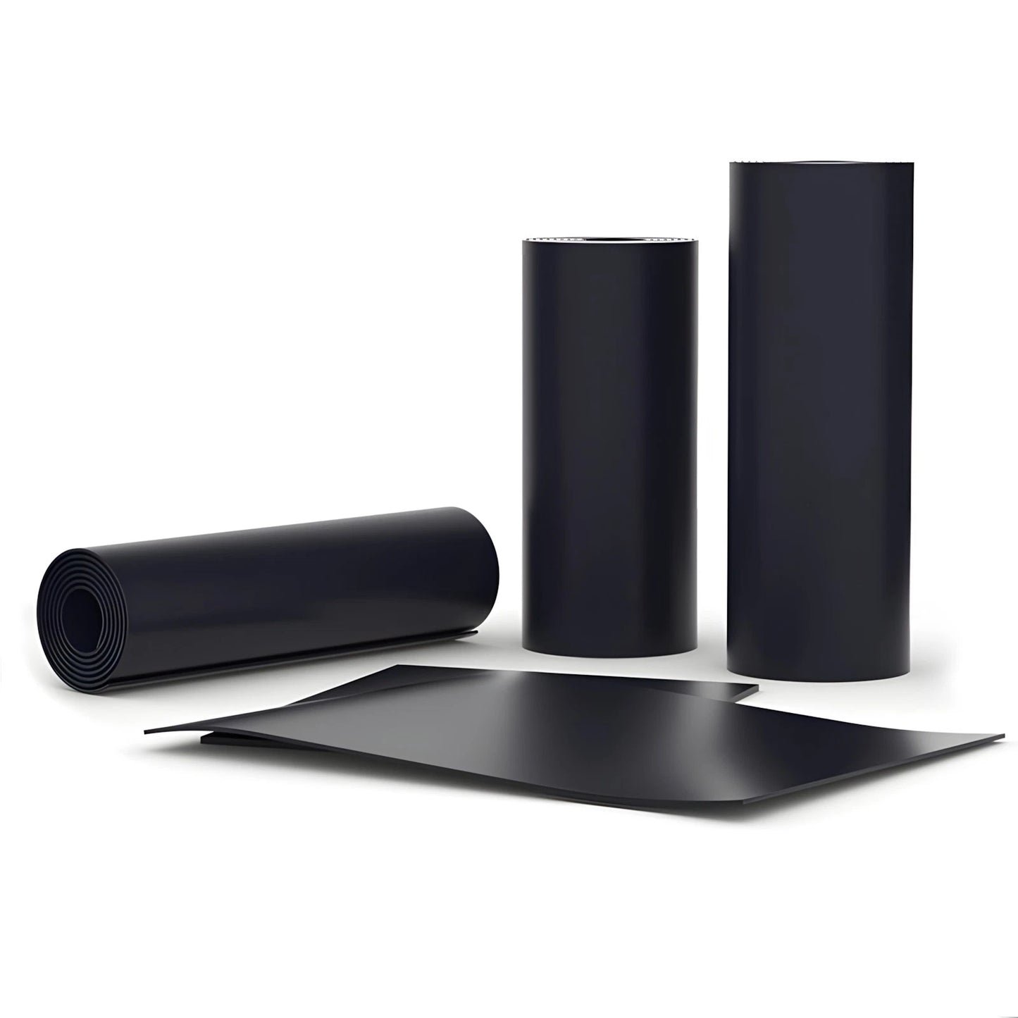 Solid Black Rubber Gasket Sheet - Various Sizes & thicknesses 1mm - 30mm